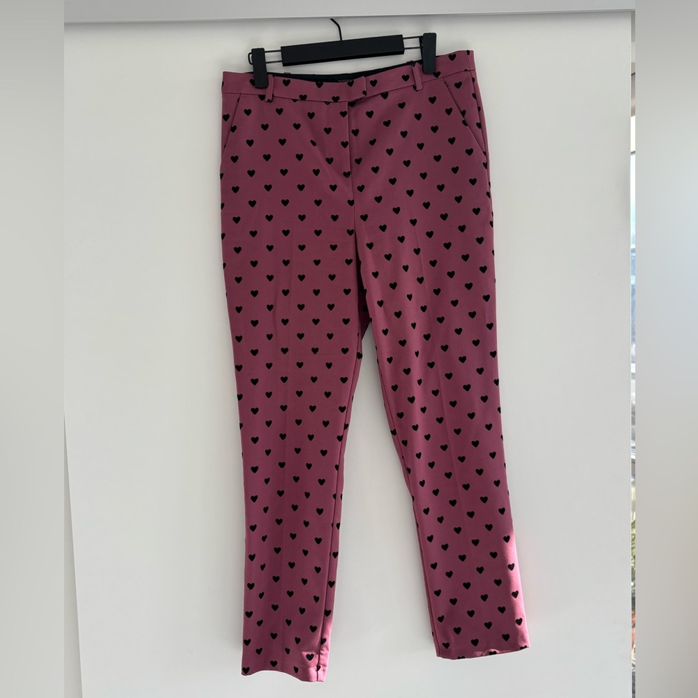 Topshop Casual Heart Print Pants